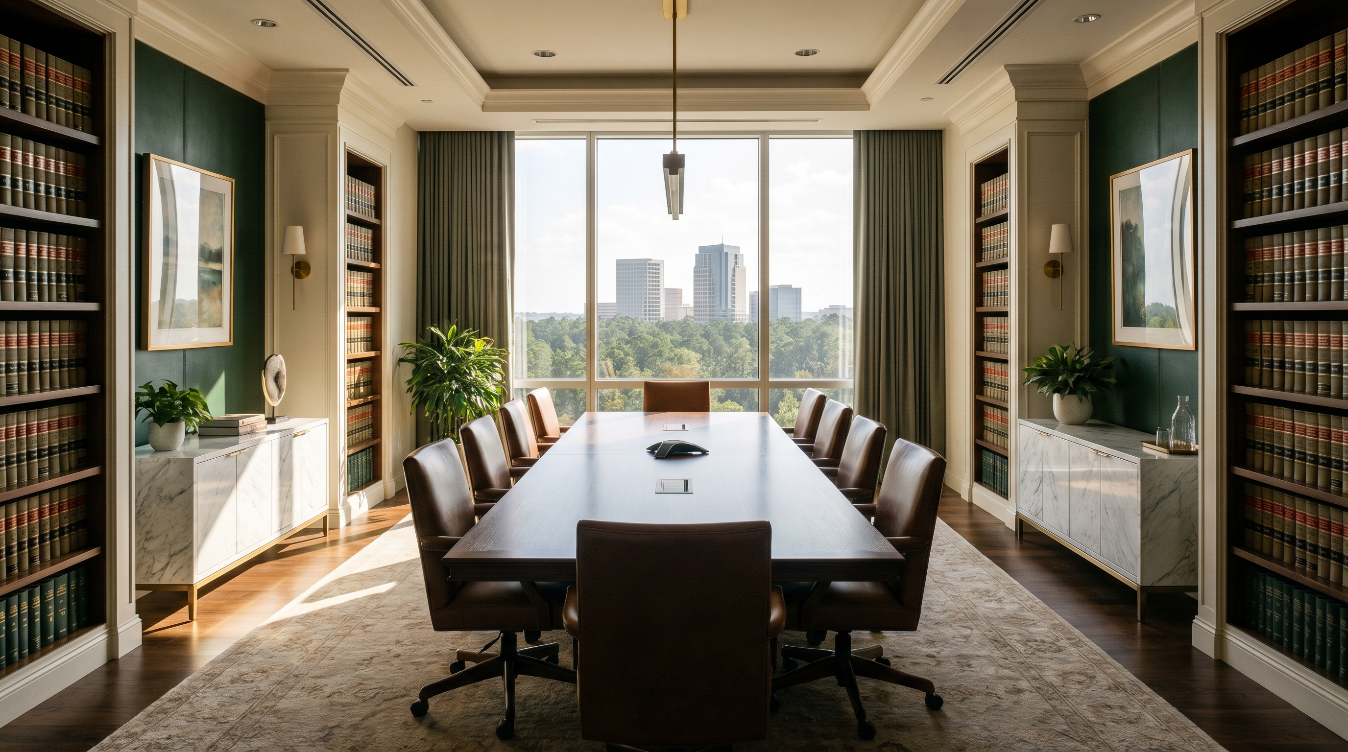 TMF Associates law firm conference room